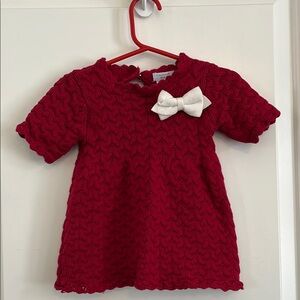Tahari baby knit dress size 3-6m